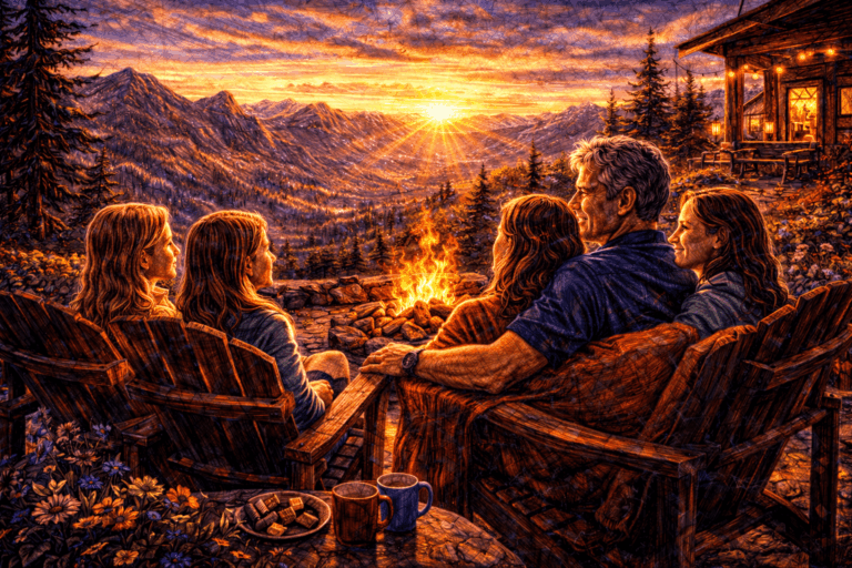 CEO-chilling-mountain-resort